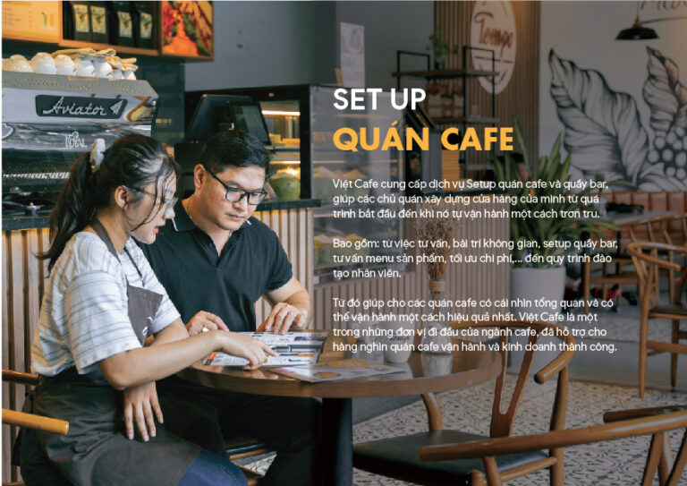 Dịch vụ setup quán cafe – quầy bar chuyên nghiệp