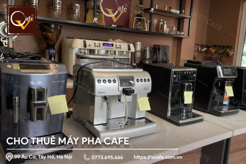Thuê máy pha cà phê giúp các hàng quán hạn chế rủi ro khi đầu tư