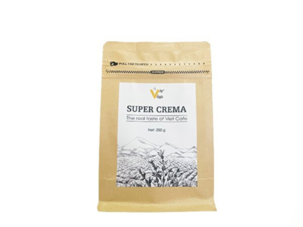 Cafe hạt Vcafe super crema 250g